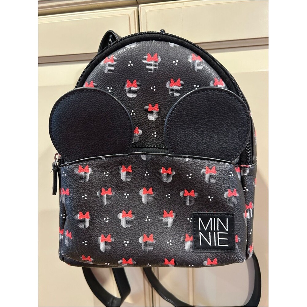 Minnie Mouse Black Small Backpack